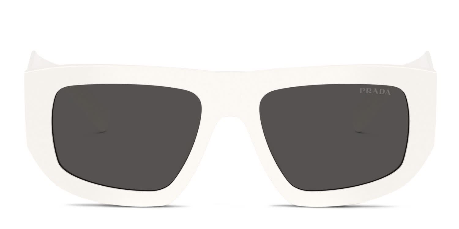 Prada PRD04SU White, Gray glasses - White / Gray - Frontal View