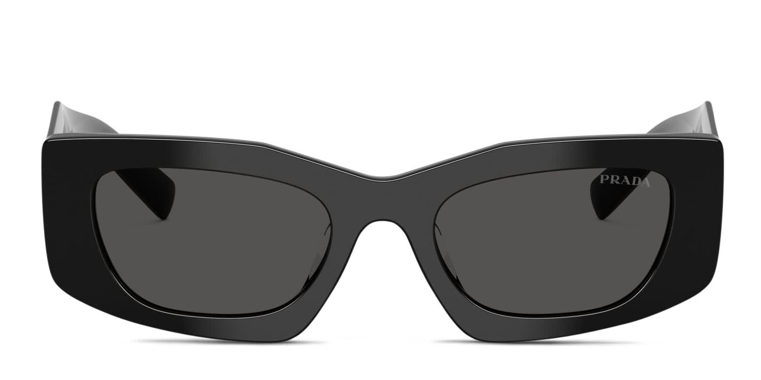 Prada PRD03SD Black, Gray glasses - Black / Gray - Frontal View