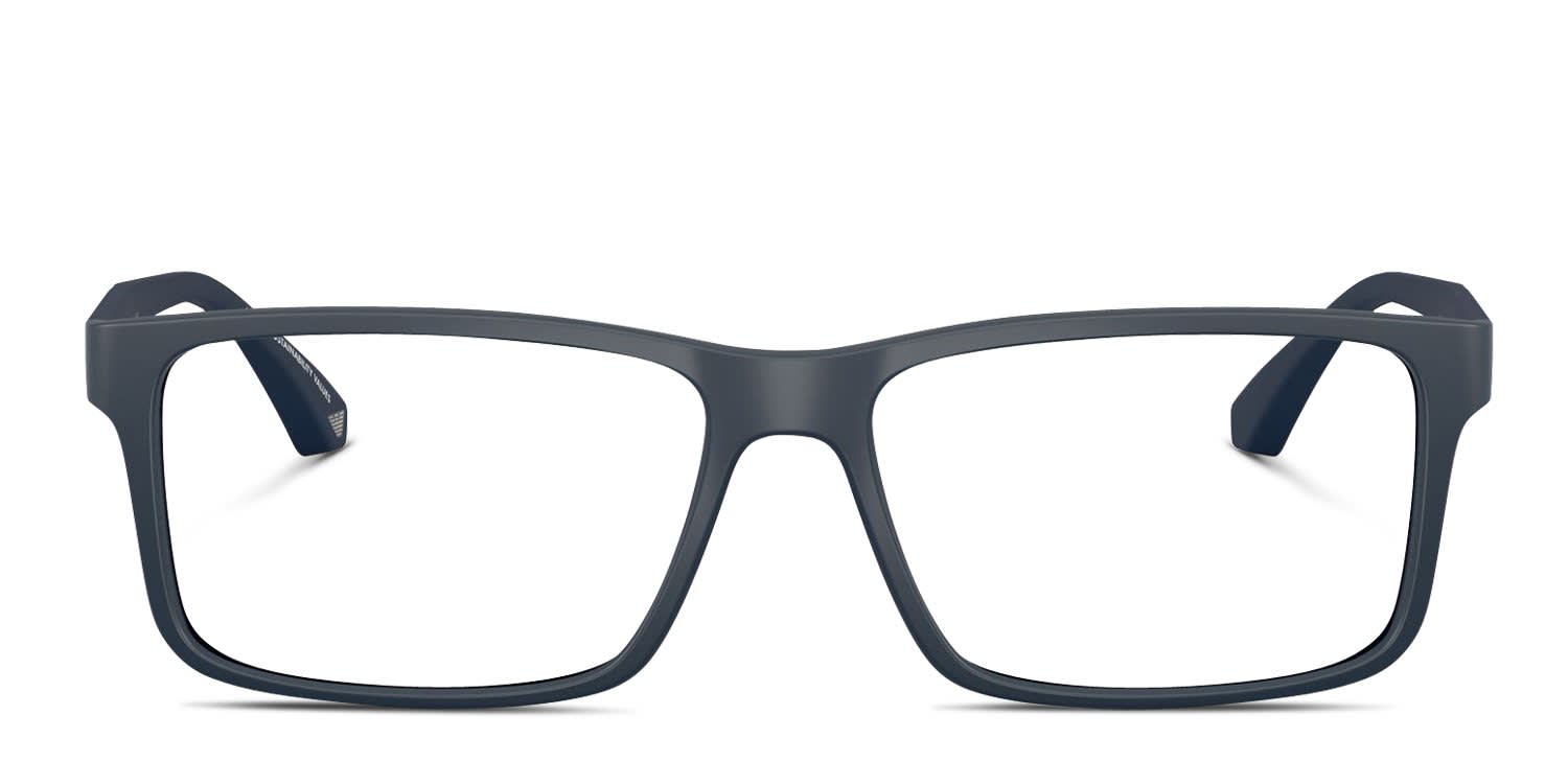 Emporio Armani EA3038 Blue glasses - Blue - Frontal View