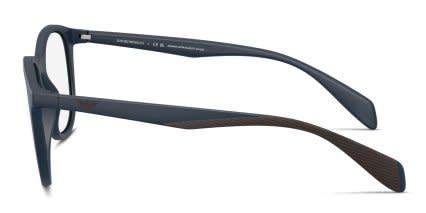 Emporio Armani EA4211 w/Clip-On Blue glasses - Blue - Side View