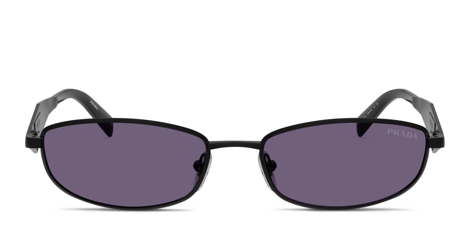 Prada PRD51S Black, Purple glasses - Black / Purple - Frontal View