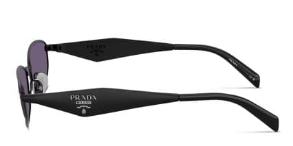 Prada PRD51S Black, Purple glasses - Black / Purple - Side View