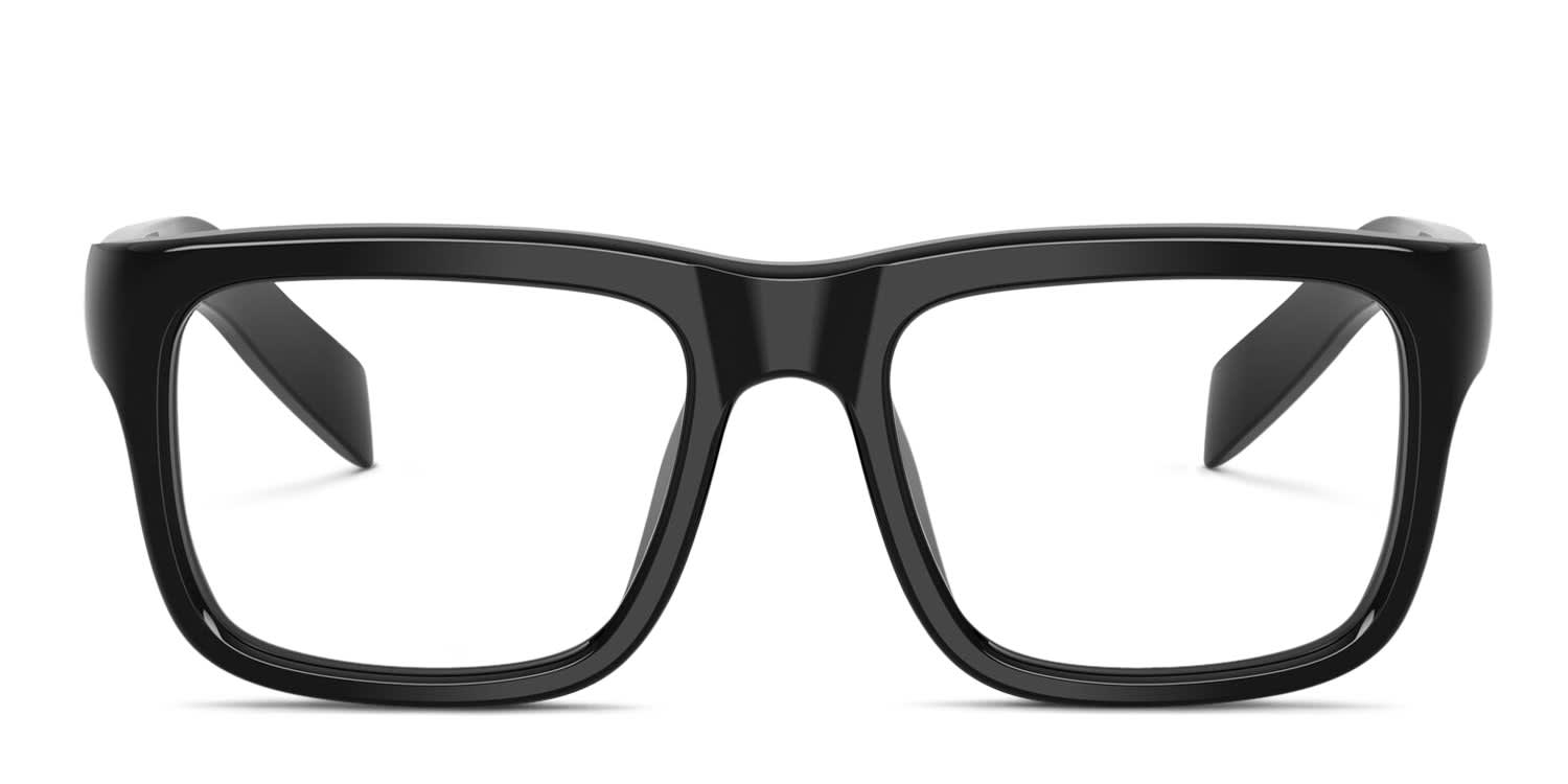 Prada PRD02V Black glasses - Black - Frontal View