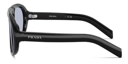 Prada PRC05S Black, Blue glasses - Black / Blue - Side View