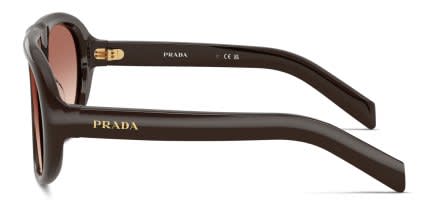 Prada PRC05S Brown glasses - Brown - Side View
