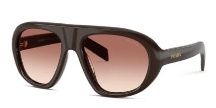 Prada PRC05S Brown glasses - Brown - Angle View