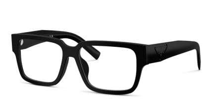 Prada PRD10VD Black glasses - Black - Angle View