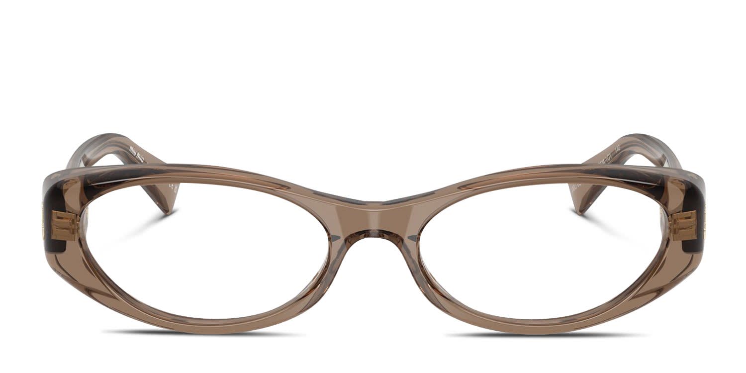 franche lippee - miu Miu Miu MU03ZV clear , brown frames