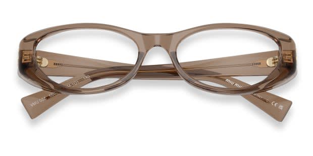 Miu Miu MU03ZV clear , brown frames