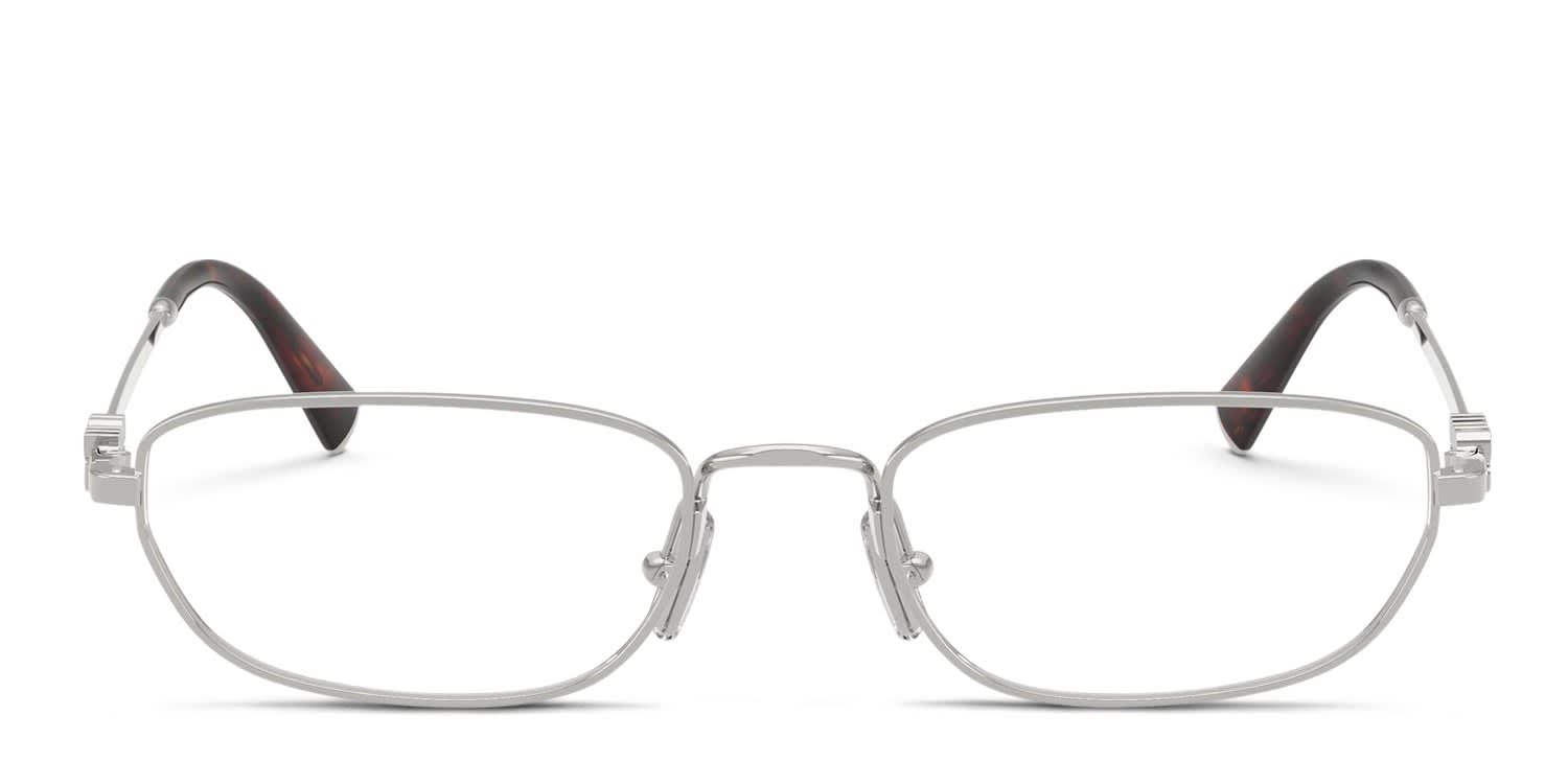 Miu Miu MU52ZV Silver glasses - Silver - Frontal View