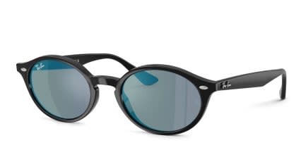 Ray-Ban RB4315 Black, Brown glasses - Black / Brown - Angle View