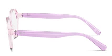 Ray-Ban RY1905 Kids Clear, Pink glasses - Clear / Pink - Side View