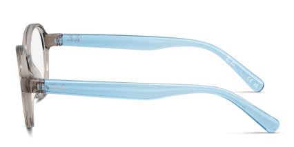 Ray-Ban RY1905 Kids Gray, Clear glasses - Gray / Clear - Side View
