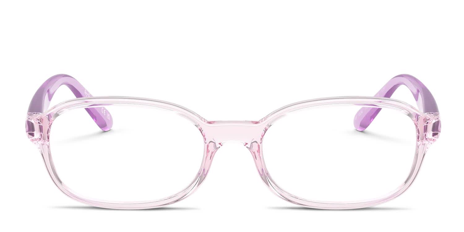 Ray-Ban RY1904 Kids Pink, Clear glasses - Pink / Clear - Frontal View