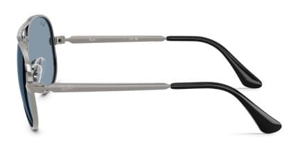 Ray-Ban RB3925 Aviator Max Gunmetal, Blue glasses - Gunmetal / Blue - Side View