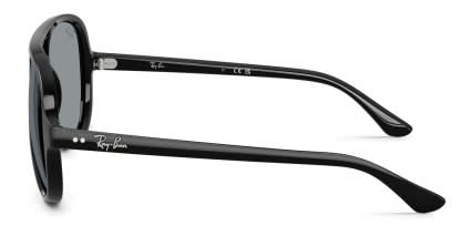 Ray-Ban RB4125 Cats 5000 Black, Gray glasses - Black / Gray - Side View