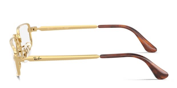 Ray-Ban RX3927V gold frames display picture 3