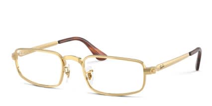 Ray-Ban RX3927V by A$AP Rocky Gold glasses - Gold - Angle View