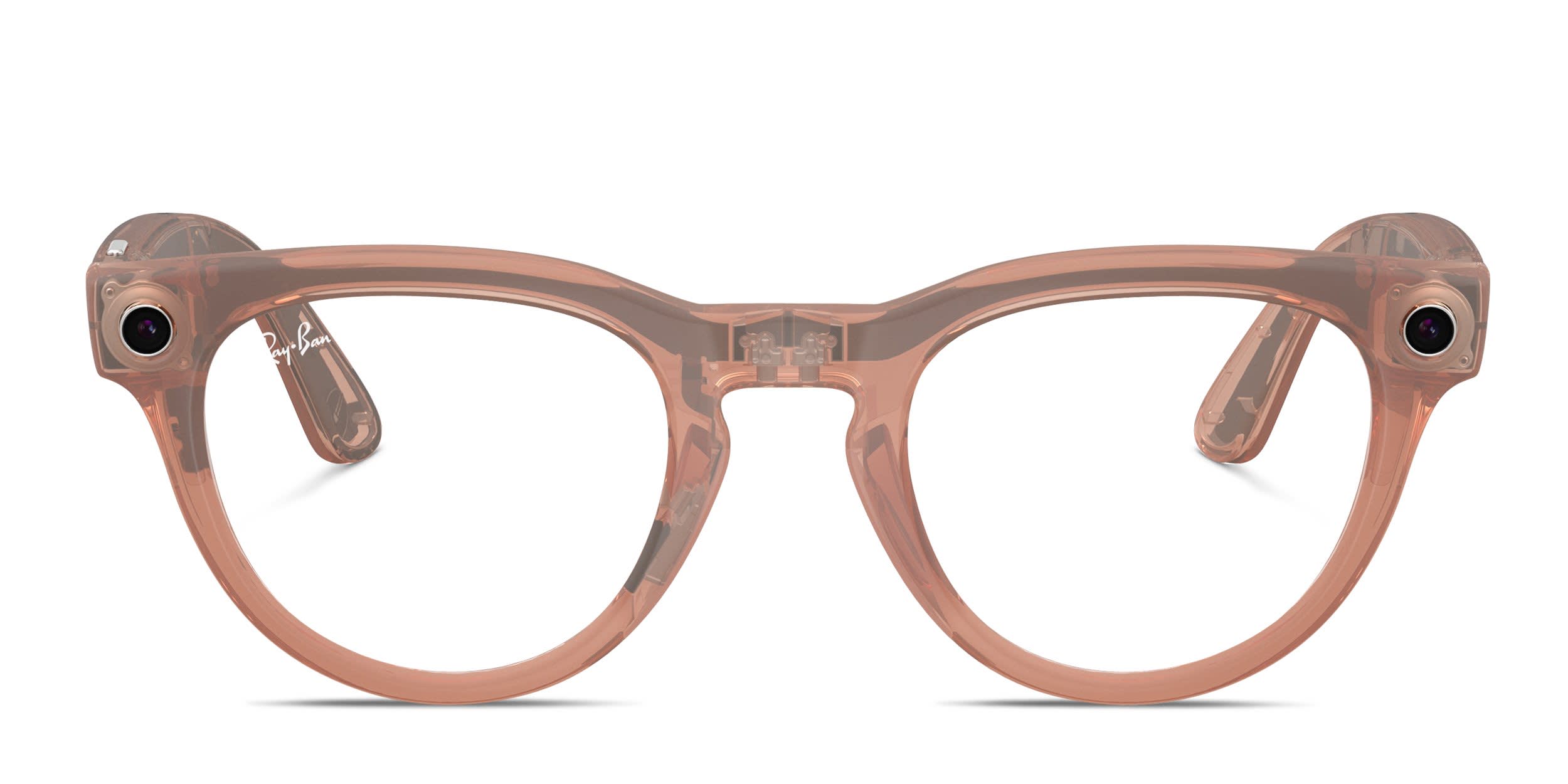 Ray-Ban Meta AI Glasses RW4013 (Gen 2.0) Headliner Transitions Pink glasses - Pink - Frontal View