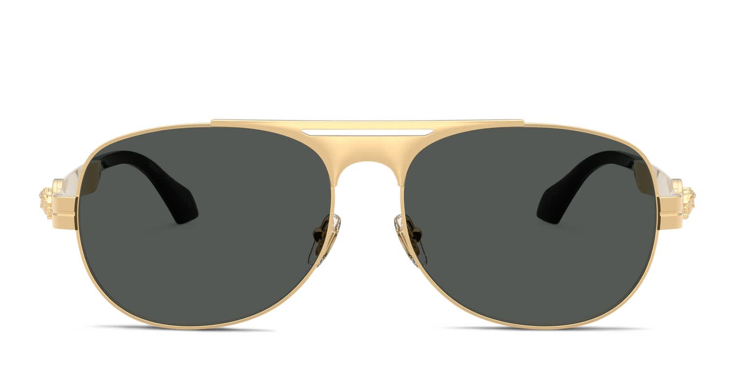 Versace VE2302 Gold glasses - Gold - Frontal View