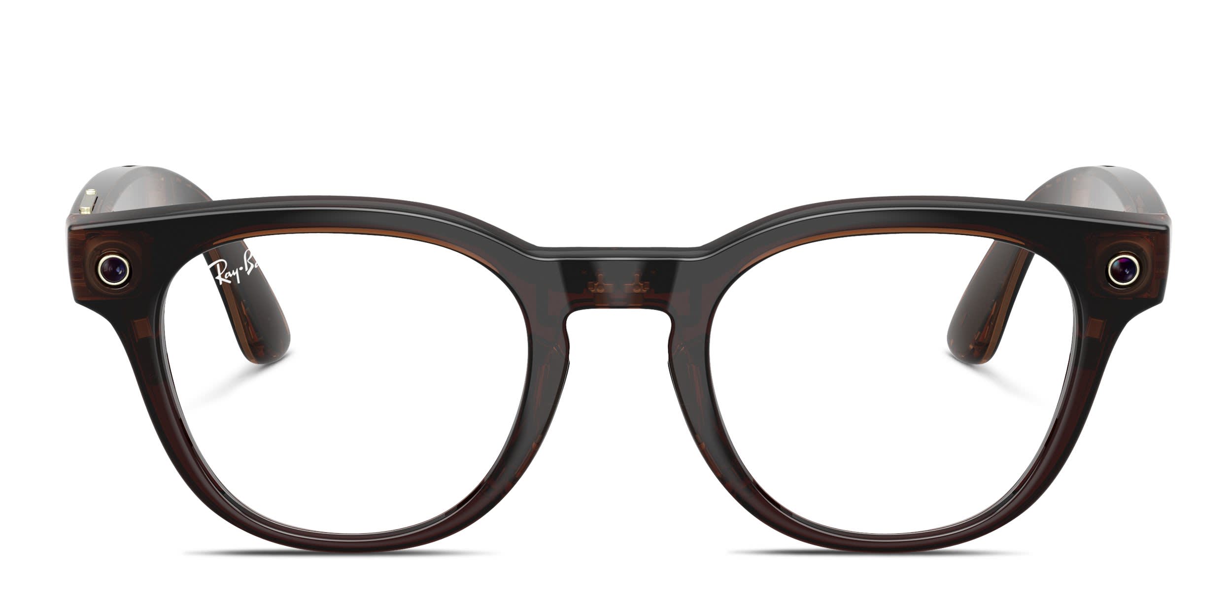 Ray-Ban Meta Smart Glasses RW7002 Scriber Optics (Gen 2.0) Brown glasses - Brown - Frontal View