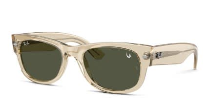 Ray-Ban RB0832S Star Wars Mega Wayfarer II Beige glasses - Beige - Angle View