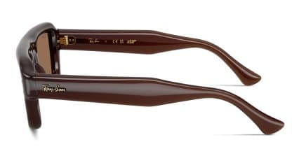 Ray-Ban x A$AP Rocky RB4954 Flacko Puffer Brown glasses - Brown - Side View