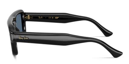 Ray-Ban x A$AP Rocky RB4954 Flacko Puffer Black glasses - Black - Side View