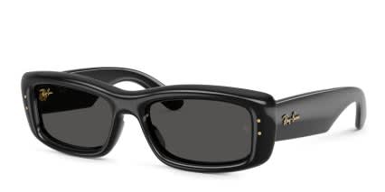 Ray-Ban x A$AP Rocky RB4944 Kiliane Puffer Shiny Black glasses - Shiny Black - Angle View