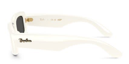 Ray-Ban x A$AP Rocky RB4944 Kiliane Puffer White glasses - White - Side View