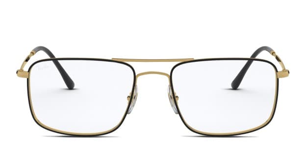 ロビン64ページ Ray-Ban RX6434 black , gold frame