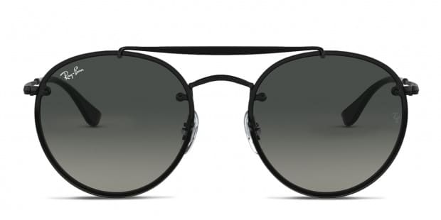 Ray Ban RB3614N Black Gray Prescription Sunglasses 50 Off Lenses