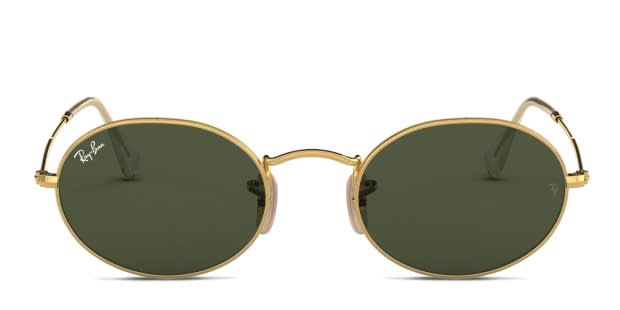 Ray-Ban RB3547 Gold , Green Prescription Sunglasses - 50 