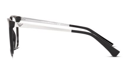 Emporio Armani EA3153F Shiny Black glasses - Shiny Black - Side View