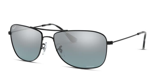Ray-Ban 3543 Shiny Black Prescription Sunglasses - 50% Off Lenses