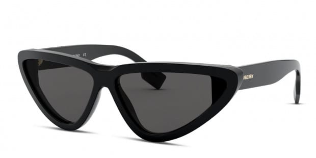 Burberry BE4292 Black Gray Prescription Sunglasses 50 Off Lenses