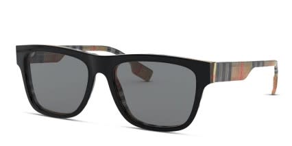Burberry BE4293 Black glasses - Black - Angle View