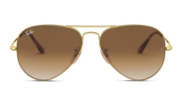 RayBanレイバン サングラス RB3689 ブラウン茶系×ゴールド金色系 Ray-Ban RB3689 Aviator Metal II Brown , Gold