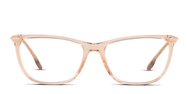 Versace VE3274B Brown , Clear Eyeglasses | Includes FREE Rx Lenses