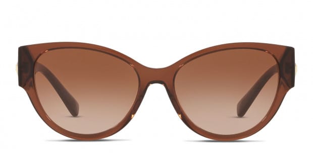 Versace VE4368 Brown Clear Prescription Sunglasses 50 Off Lenses