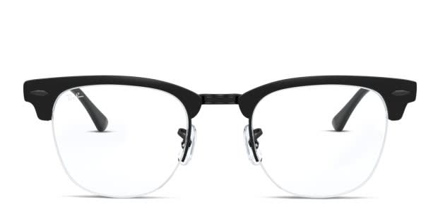 Ray-Ban RX3716VM Clubmaster Metal Black Eyeglasses | Includes FREE