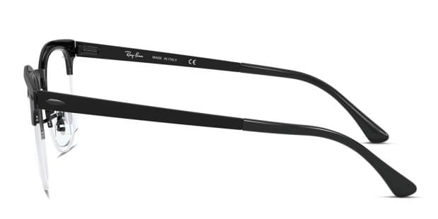 Ray-Ban RX3716VM Clubmaster Metal Black Eyeglasses | Includes FREE 