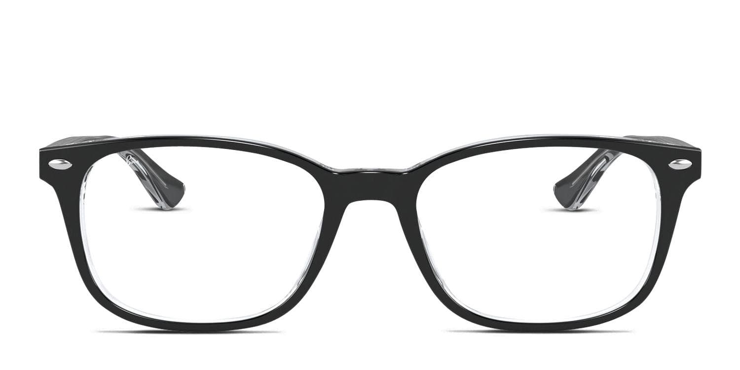 Ray-Ban RX5375 Shiny Black Eyeglasses | Includes FREE Rx Lenses