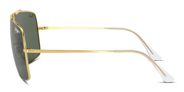 Ray-Ban RB3697 Wings Ii Gold , Green Prescription Sunglasses