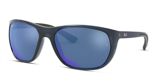 Ray Ban RB4307 Blue Clear Prescription Sunglasses 50 Off Lenses