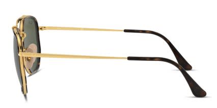 Ray-Ban RB3648M The Marshal II Tortoise, Gold, Green glasses - Tortoise / Gold / Green - Side View
