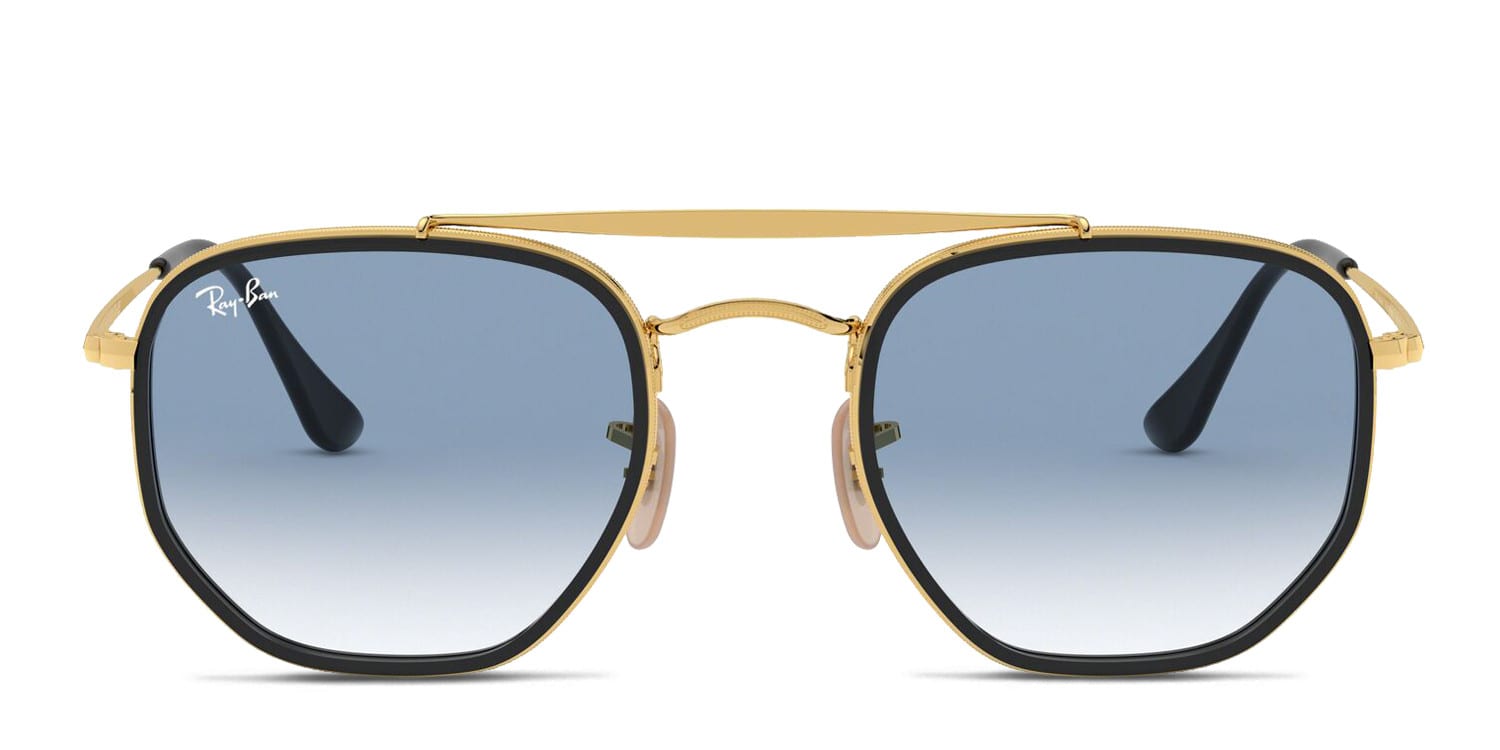 Ray-Ban RB3648M The Marshal II Black/Gold Sunglasses