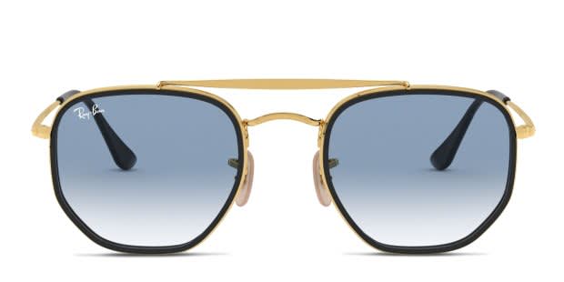 Ray-Ban RB3648M The Marshal II Black/Gold Sunglasses