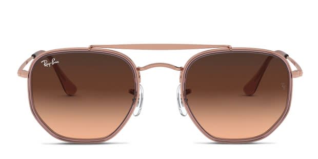 Ray-Ban RB3648M The Marshal II Rose Gold/Pink Sunglasses