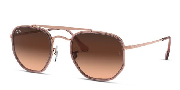 Ray-Ban RB3648M The Marshal II Rose Gold/Pink Sunglasses